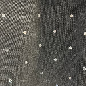 Simple Society Women's Black Ankle Jeans with Rhinestones Size 15